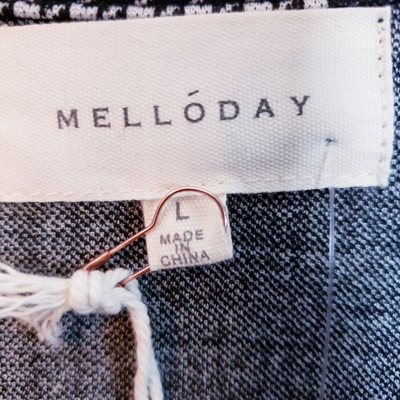 MELLODAY PLAID JACKET NWT MED - Picture 8 of 9